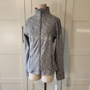 Queenieke Women's Gray Athletic Jacket NWT Size XL